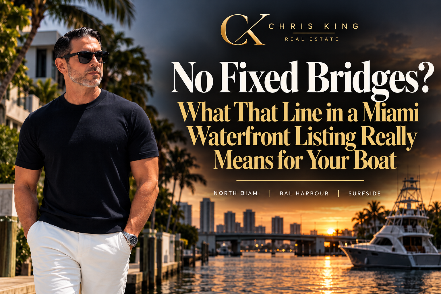 No Fixed Bridges? What That Line in a Miami Waterfront Listing Really Means for Your Boat
